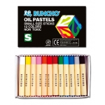 Buncho 12 Colour Oil Pastels